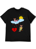 Cute Cartoon Graphic T-Shirt