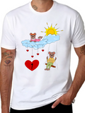 Cute Cartoon Graphic T-Shirt