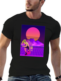 Retro Wave Rollerblade T-Shirt