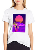 Retro Wave Rollerblade T-Shirt