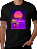 Retro Wave Rollerblade T-Shirt