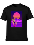 Retro Wave Rollerblade T-Shirt
