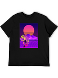 Retro Wave Rollerblade T-Shirt