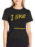 I Like Funk Black Graphic Tee