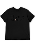 The Living Stone Black Graphic Tee