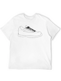 Black Sneaker Tee - Stylish & Comfy