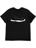 Black Sneaker Tee - Stylish & Comfy