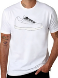 Black Sneaker Tee - Stylish & Comfy