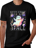 Need Some Space Cat Graphic Tee