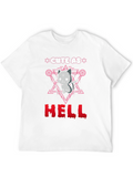 Cute as Hell T-Shirt Gothic Satanic Cat