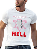 Cute as Hell T-Shirt Gothic Satanic Cat