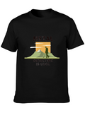 Metal Detecting is Cool Black Graphic Tee