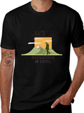 Metal Detecting is Cool Black Graphic Tee