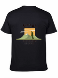 Metal Detecting is Cool Black Graphic Tee