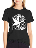 Wilderness Hunting Club Black T-Shirt