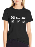 House Car Boat Checklist T-Shirt