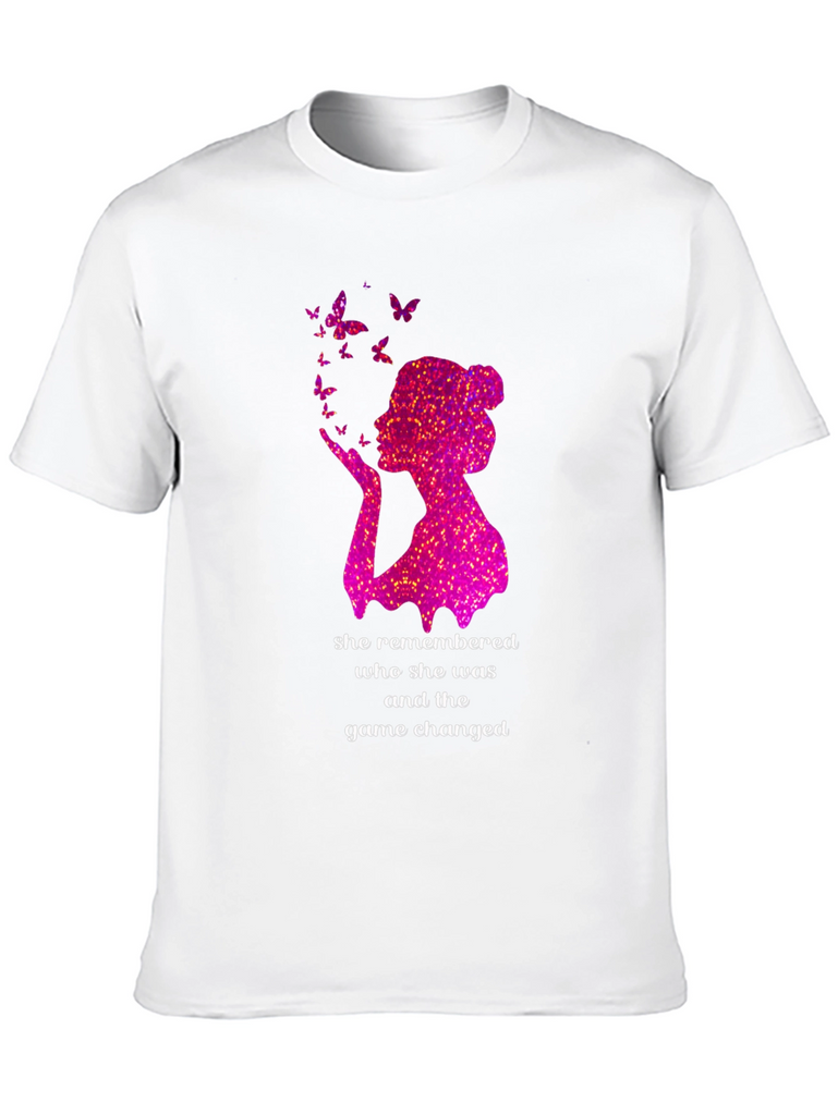 Empowered Woman Butterfly Graphic Tee