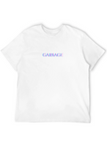 Garbage Glitch Text Black Graphic Tee