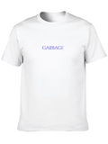 Garbage Glitch Text Black Graphic Tee