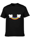 Rainbow Smile T-Shirt - Stylish Comfort