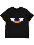 Rainbow Smile T-Shirt - Stylish Comfort