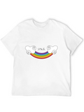 Rainbow Smile T-Shirt - Stylish Comfort
