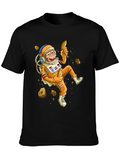 Astronaut Monkey T-Shirt - Banana Space Adventure