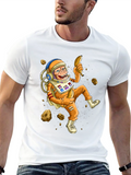 Astronaut Monkey T-Shirt - Banana Space Adventure