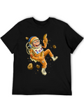 Astronaut Monkey T-Shirt - Banana Space Adventure