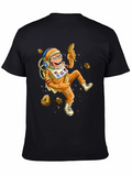 Astronaut Monkey T-Shirt - Banana Space Adventure