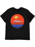 Retro Synthwave Car T-Shirt