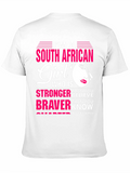 South African Girl T-Shirt: Stronger Braver Smarter