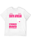 South African Girl T-Shirt: Stronger Braver Smarter