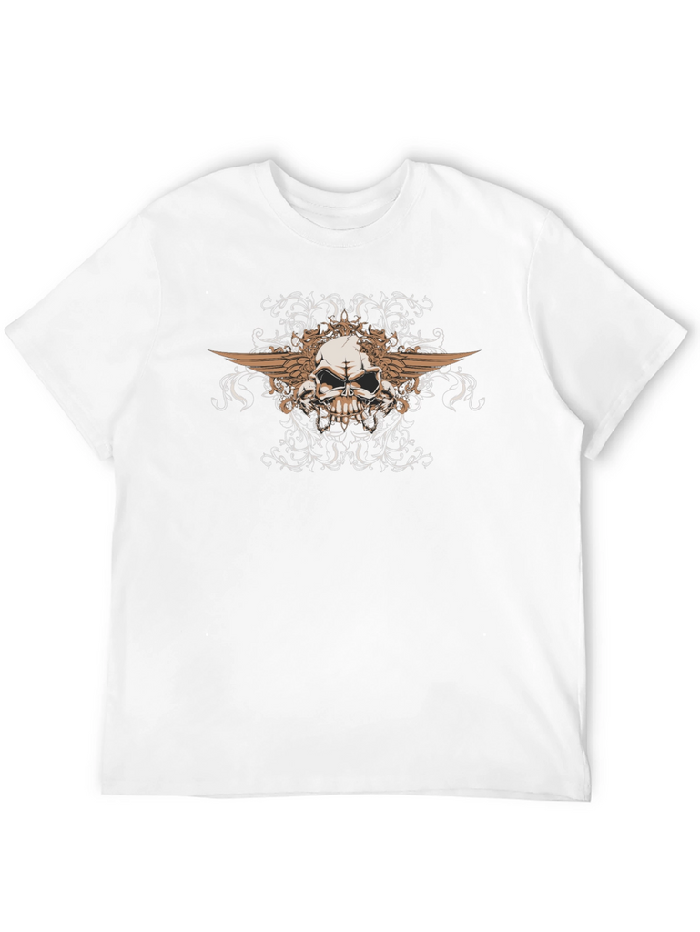 Skull Winged T-Shirt - Black