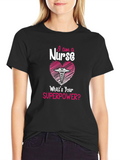 Nurse Superpower Graphic Tee