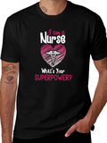Nurse Superpower Graphic Tee