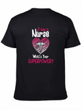 Nurse Superpower Graphic Tee