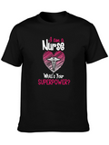 Nurse Superpower Graphic Tee
