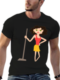 Cartoon Character Graphic Tee