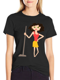 Cartoon Character Graphic Tee