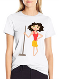 Cartoon Character Graphic Tee