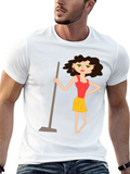 Cartoon Character Graphic Tee