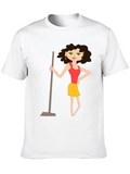 Cartoon Character Graphic Tee
