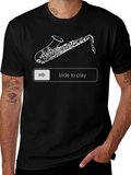 Saxophone Slide to Play Graphic T-Shirt