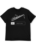 Saxophone Slide to Play Graphic T-Shirt