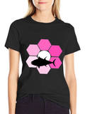 Tuna Hexagon Flower Graphic Tee