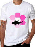 Tuna Hexagon Flower Graphic Tee