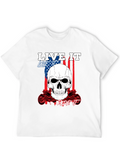 Live It Love It Ride It Skull T-Shirt