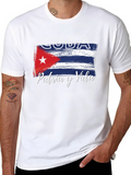 Cuba Flag T-Shirt Patria y Vida