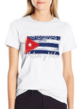 Cuba Flag T-Shirt Patria y Vida